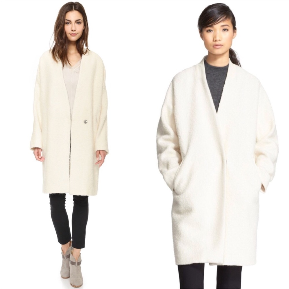Rag And Bone “Zona” Coat In Papyrus Color - image 1